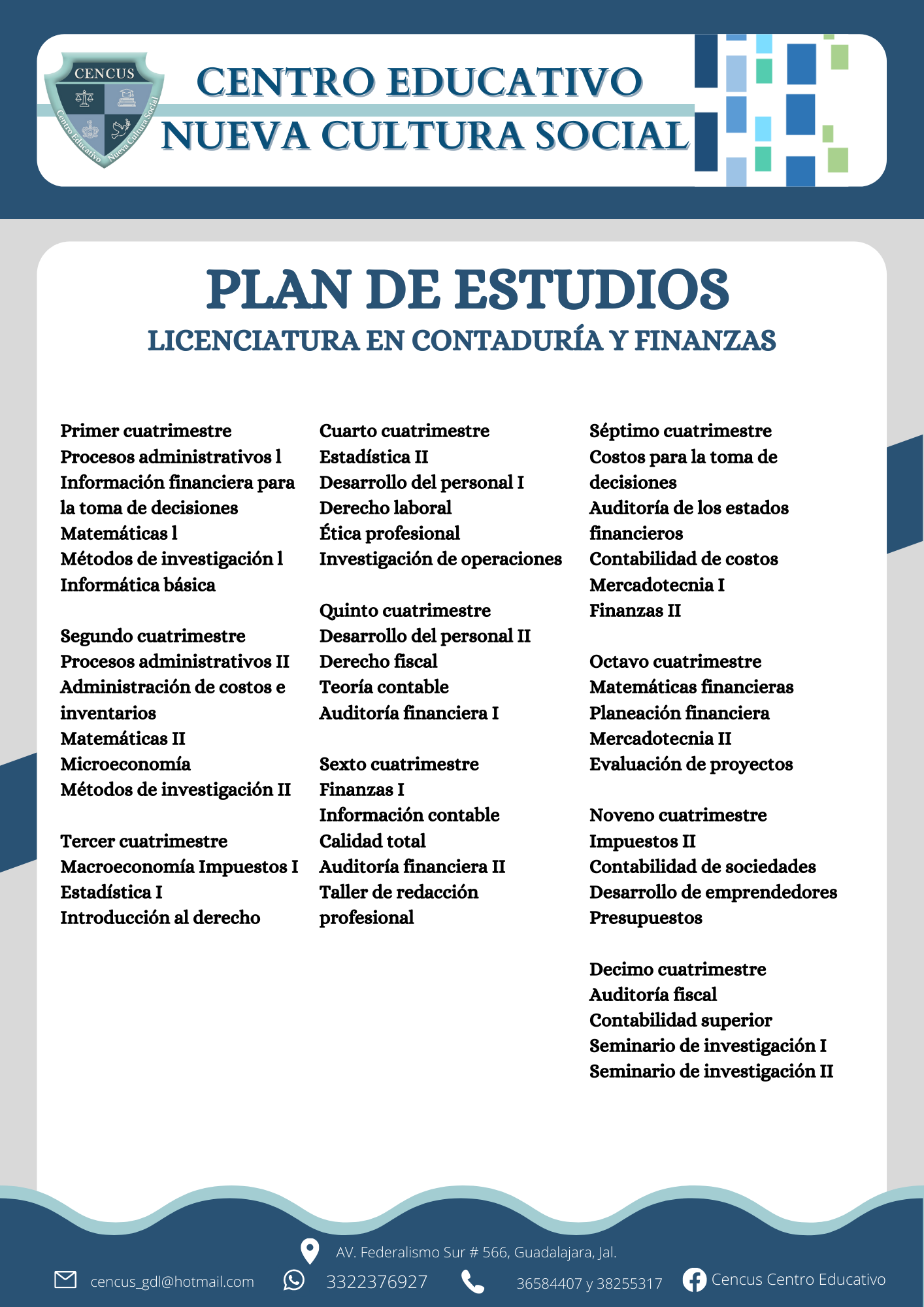 Plan de Estudio Lic Derecho